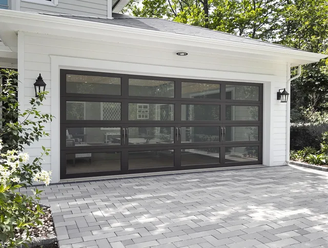 Bellflower Garage Door Repair design specialist presenting custom garage door options to Bellflower homeowner