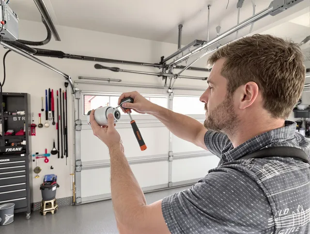 Garage door opener repair service by Bellflower Garage Door Repair in Bellflower