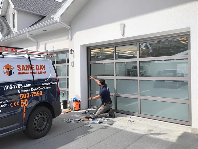 Same-day garage door repair service by Bellflower Garage Door Repair in Bellflower