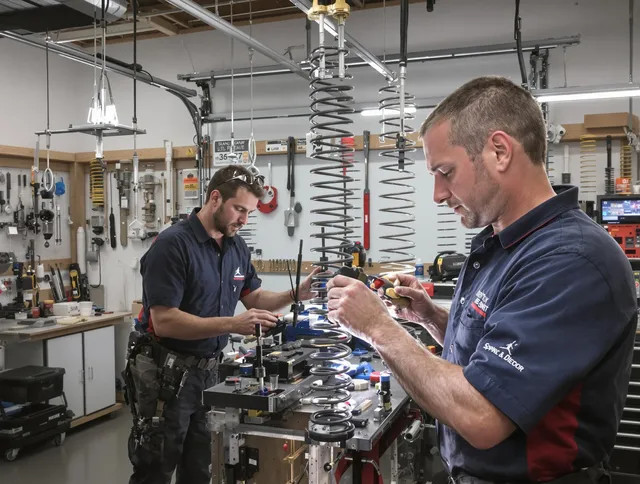 Garage door spring repair service by Bellflower Garage Door Repair in Bellflower