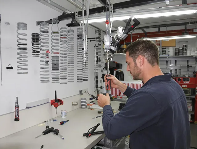 Bellflower Garage Door Repair safety certified technician performing precision spring replacement in Bellflower
